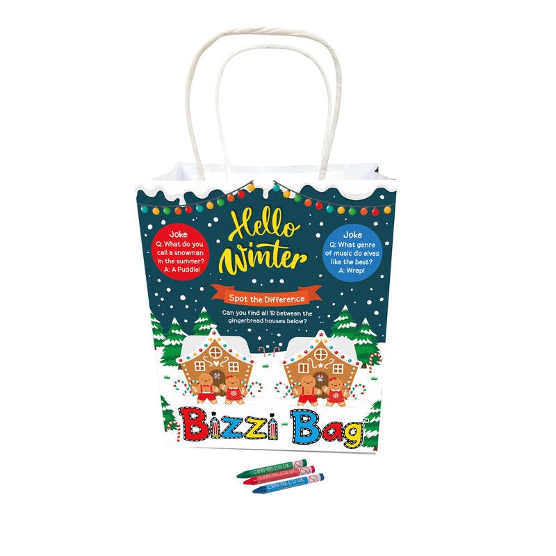 Load image into Gallery viewer, Hello Winter Bizzi Kids Takeaway Bags (Case of 200)
