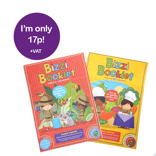 Bizzi Kids A5 Activity Booklets with AR Scan & Play (Case of 400)