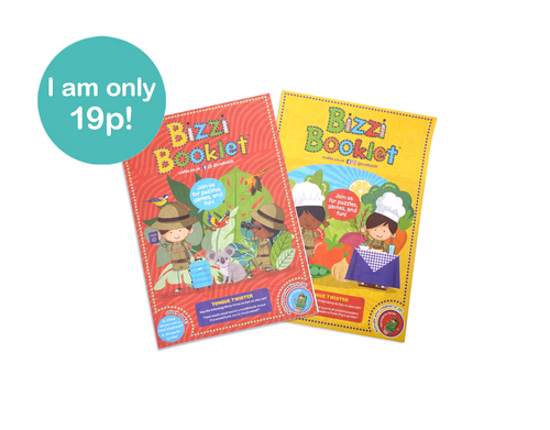 NEW Bizzi Kids A5 Activity Booklets with AR Scan & Play (Case of 400)