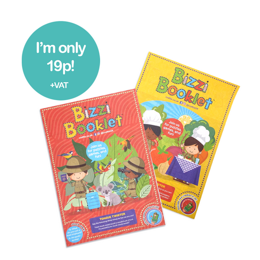 Bizzi Kids A5 Activity Booklets with AR Scan & Play (Case of 400)