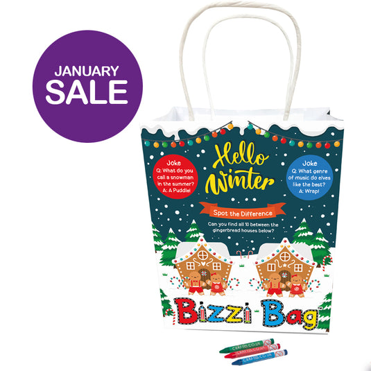 Hello Winter Bizzi Kids Takeaway Bags (Case of 200)