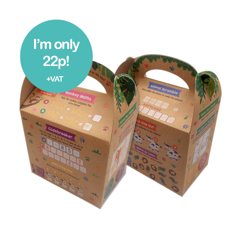 Load image into Gallery viewer, Kraft Bizzi Kids Takeaway Boxes Pet/Farm (Case of 200)
