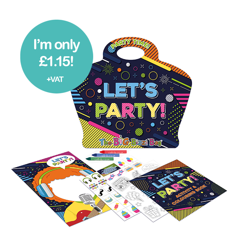 Load image into Gallery viewer, Let&#39;s Party! Big Bizzi Party Bags (Case of 60)
