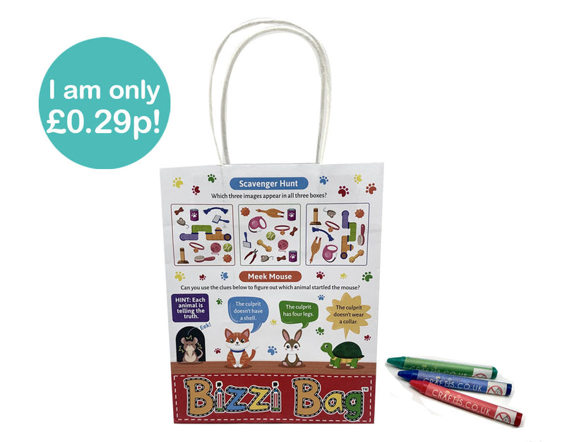 Load image into Gallery viewer, NEW Bizzi Kids Takeaway Bags Pet/Farm/Safari/Zoo (Case of 200)
