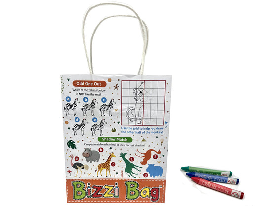 NEW Bizzi Kids Takeaway Bags Pet/Farm/Safari/Zoo (Case of 200)