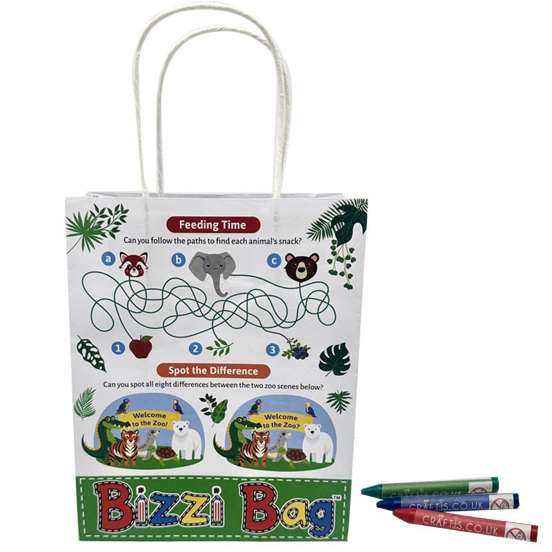 Load image into Gallery viewer, NEW Bizzi Kids Takeaway Bags Pet/Farm/Safari/Zoo (Case of 200)
