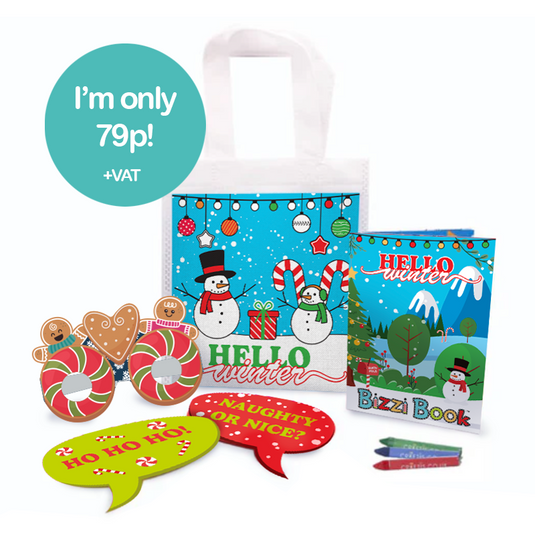 Hello Winter Bizzi Kids Activity Bags (Case of 200)